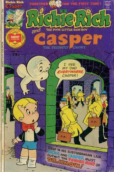 Richie Rich and Casper #6, VG (Stock photo)