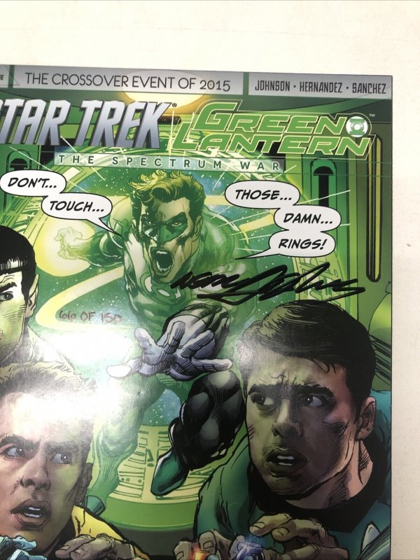 Star Trek/green Lantern # 1 (2015)  Signed Neal Adams • DC Comics • IDW •Johnson