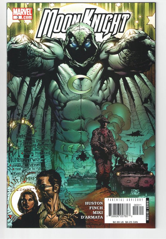 MOON KNIGHT 1,2,3,4,5 (2006) Finch art; most NM 9.4