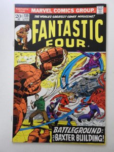 Fantastic Four #130 (1973) Battleground: The Baxter Building! Sharp VF-NM Cond