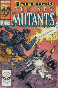 The New Mutants #71 (1989)  Inferno tie in !