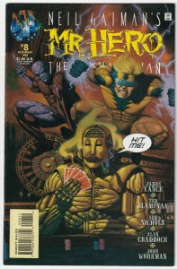 Neil Gaiman's Mr Hero The Newmatic Man #8 October 1995 Tekno Comix