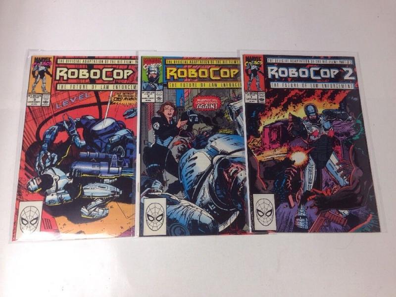 Robocop 2 1-3 Movie Adaption Near Mint Lot Set Run