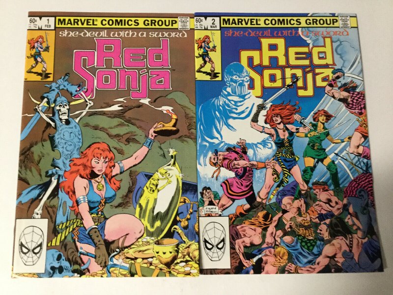 Red Sonja 1 2 Nm Near Mint Marvel