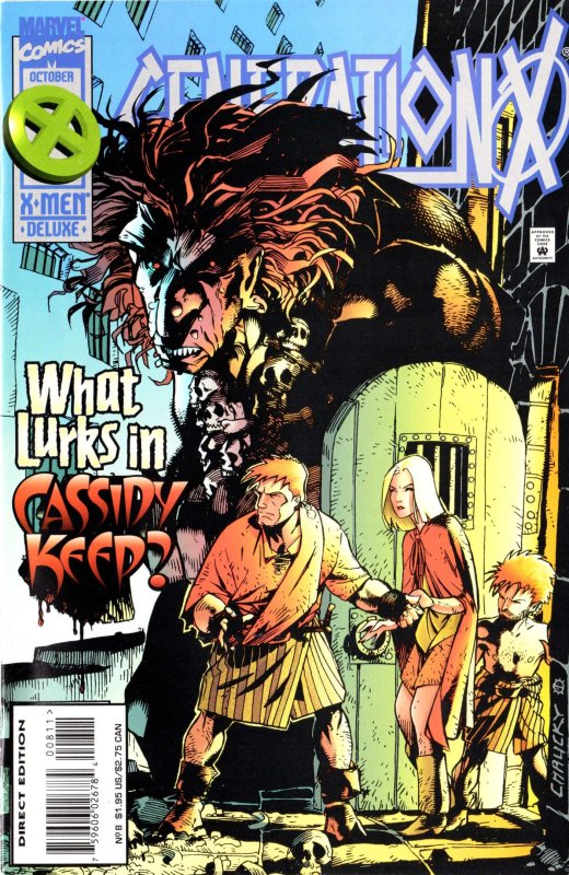 Generation X #8B (with card) VF ; Marvel | Overpower Angel
