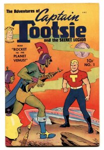 CAPTAIN TOOTSIE #1 comic book -1950-TOBY-CLASSIC CI-FI ISSUE HIGH-GRADE