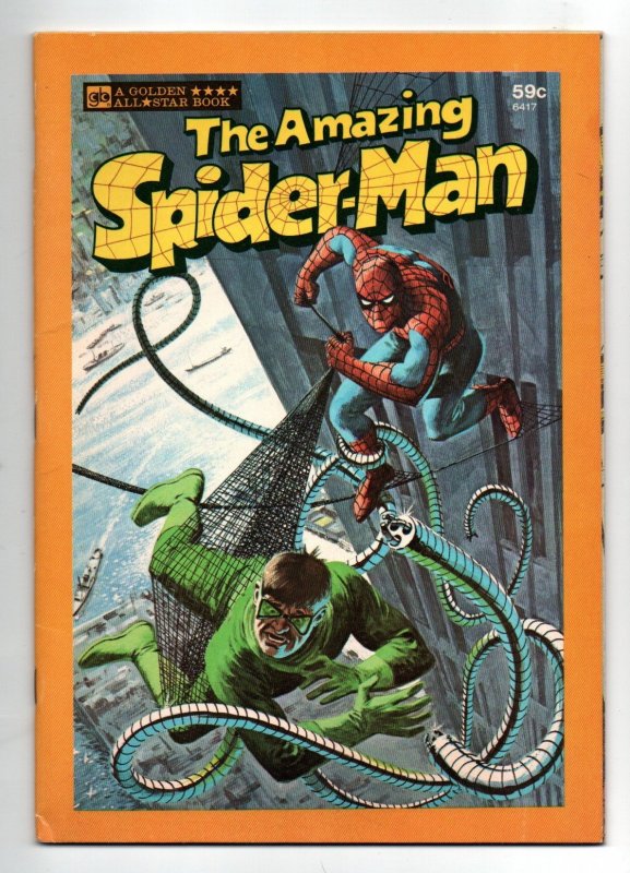 GOLDEN ALL STAR BOOK #6417 (1977) AMAZING SPIDER-MAN SC | 1ST PRINT