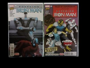 Superior Iron Man #1-9 Run Lot Marvel Comics 2015 VF