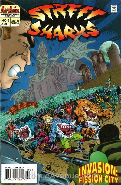 Street Sharks #3 VF/NM; Archie | save on shipping - details inside