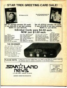 Star Land News-Winter 1988-Star Trek fanzine-ads-convention info-VF