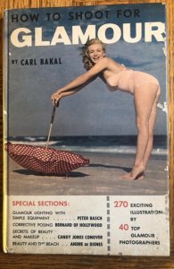 Marilyn Monroe cover- How to shoot for Glamour by BAKAL 1955