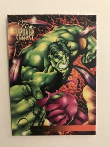 HULK #82 card : Marvel Annual 1995 Flair; NM/M; base, Incredible