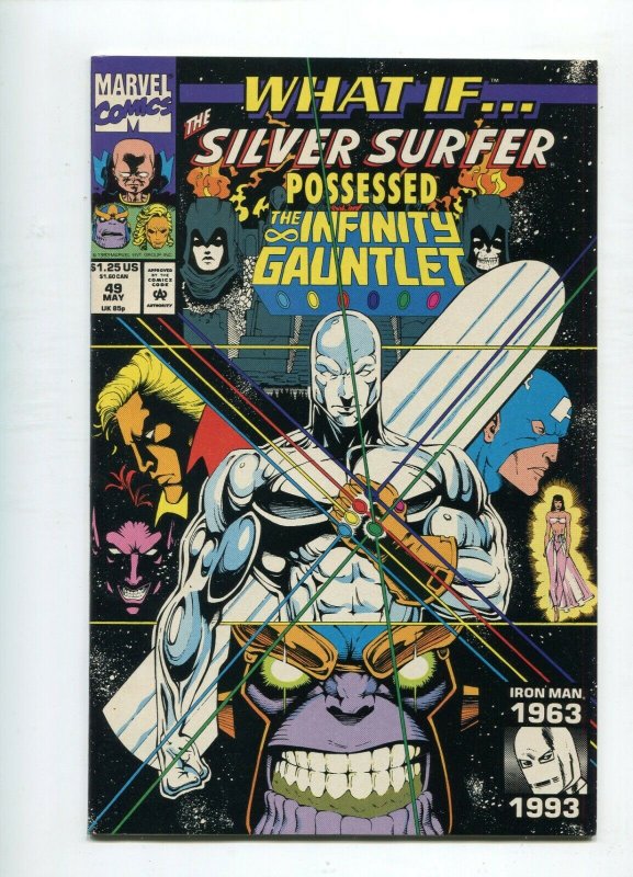 What if 49 NM-/NM Silver Surfer possessed Infinity Gauntlet