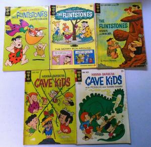 Silver Age Gold Key Flintstones, Comic Lot, 11 Different, Very Good Condition