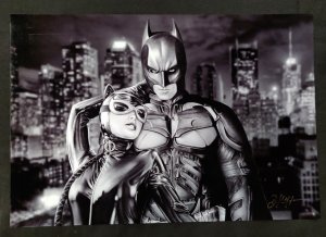Batman & Catwoman 13 x 19 Art Print signed by Don Monroe