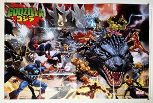 Godzilla vs Marvel Universe 2025 Leinel Yu Folded Promo Poster 24x36 New [FP723]
