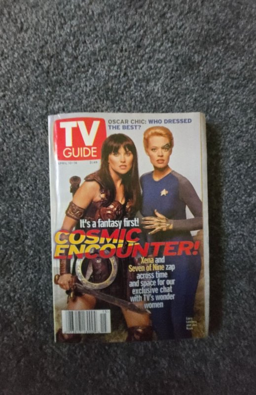 Tv Guide Cosmic Encounter April 10th 1999 TV4-127