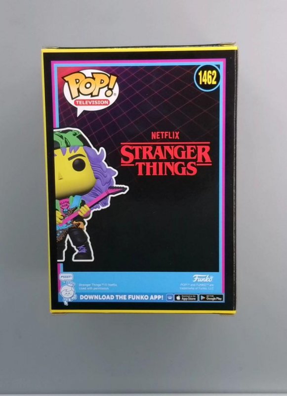 Funko Pop! Eddie #1462, Stranger Things, Entertainment Earth Excl. Black light