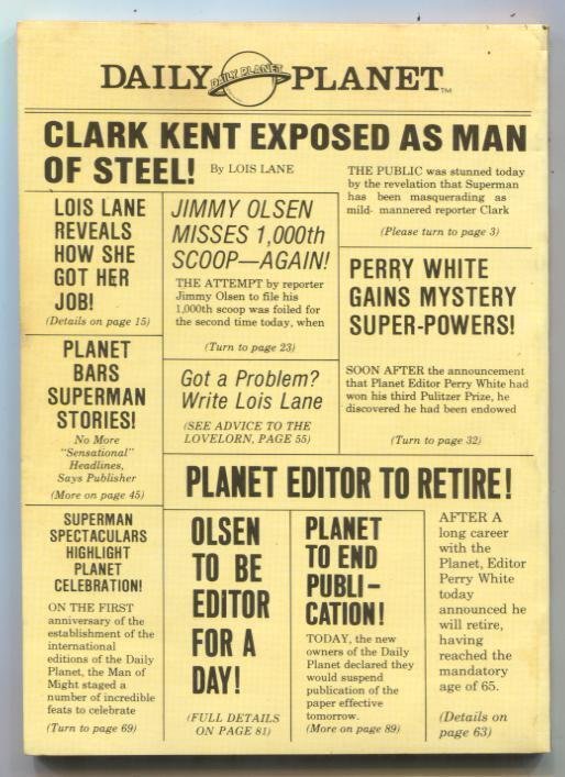 Best Of DC #6 1980- SUPERMAN-DAILY PLANET-LOIS LANE- fn