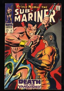 Sub-Mariner #6 FN+ 6.5 2nd Tiger Shark!