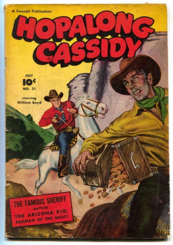 Hopalong Cassidy #21 1948-1st Arizona Kid-Western VG