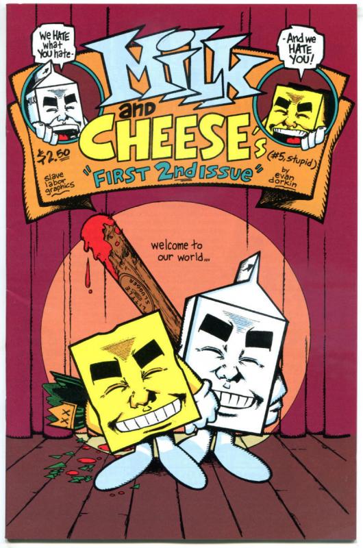 MILK and CHEESE First 2nd Issue #5, VF+, 1994, 1st, Dorkin, more indies in store