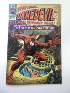 Daredevil #13 VG+ Condition moisture stain bc