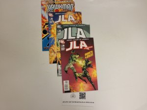 4 DC Comic Books #28 29 30 JLA + #28 Hawkman  104 TJ16