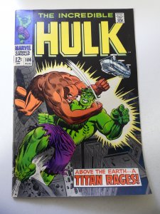 The incredible Hulk #106 (1968) VG+ Condition