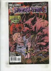 SWAMP THING #5 (9.2) SIGNED BY YANICK PAQUETTE!! 2012