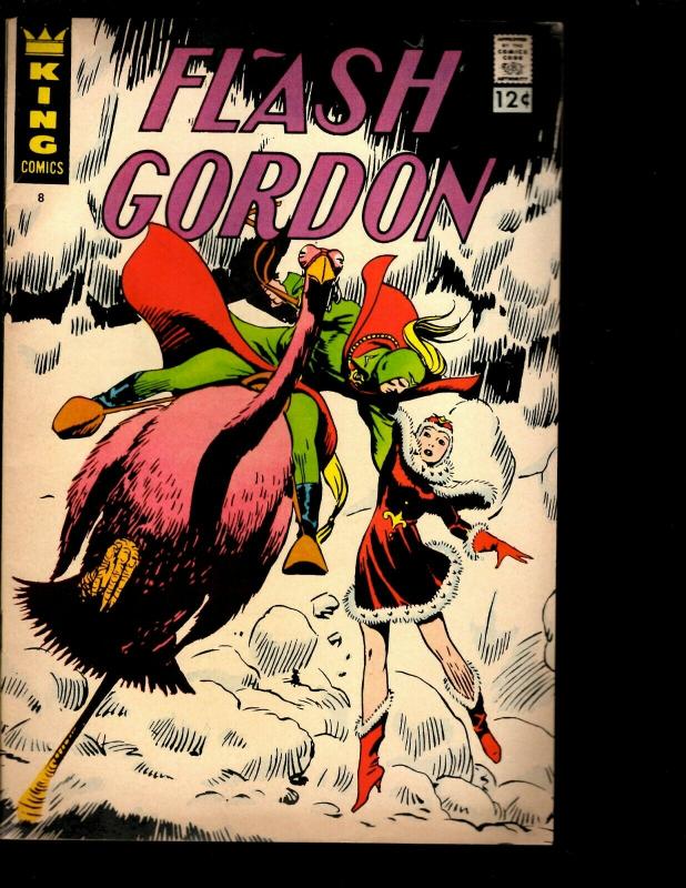 5 Comic Books King Flash Gordon # 8 + Phantom # 25 28 + Jungle Jim # 5 24 NE3