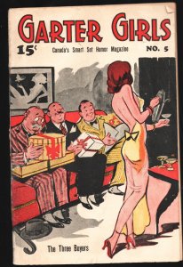 Garter Girls #5 1938-Spicy pulp fiction-gags-jokes-cartoons-Pre WWII Canadian pu