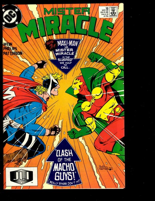 12 Mister Miracle DC Comic Books 26 25 21 19 18 17 11 10 9 8 7 6 Batman JF10