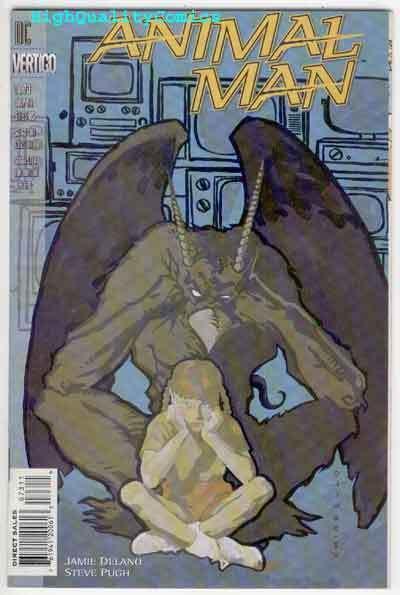 ANIMAL MAN #73, NM+, Vertigo, Jamie Delano, Steve Pugh, 1988, more AM in store