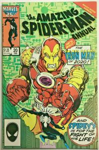 AMAZING SPIDER-MAN ANNUAL#20 VF 1986 IRON MAN 2020  MARVEL COMICS