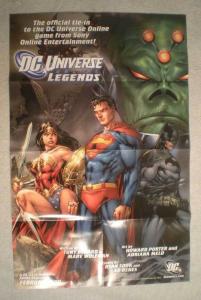 DC UNIVERSE ONLINE LEGENDS Promo Poster, 22X34, Unused, more Promos in store