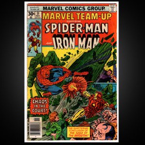 Marvel Team-Up #51 (1976) Iron Man VG