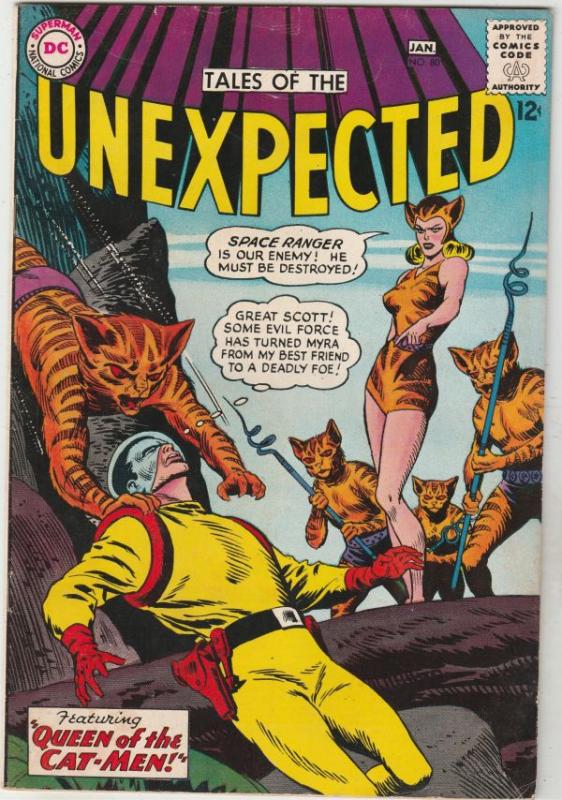 Tales of the Unexpected #80 (Jan-64) VF+ High-Grade Space Ranger, Cyrl