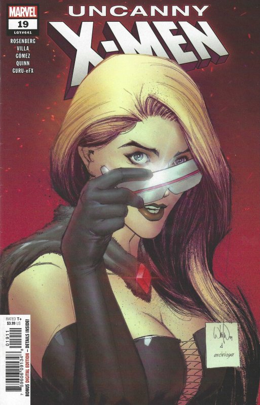 Uncanny X-Men #19 (LGY #641 8-19) - w/ Black King (Emma Frost) & Hellfire Club