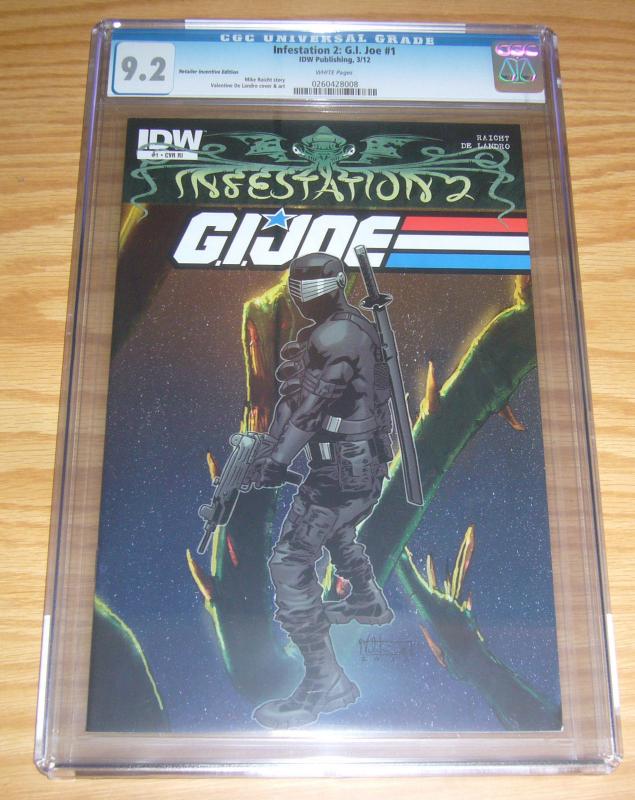 Infestation 2: G.I. Joe #1 CGC 9.2 retailer incentive variant - highest graded