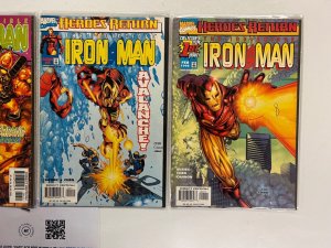 4 Iron Man Marvel Comic Books # 1 2 4 12 Avengers Defenders Hulk Thor 48 JS40