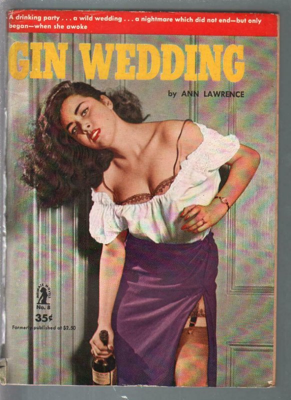 Intimate Novels #8 1951-Gin Wedding-Ann Lawrence-spicy photo cover-VG