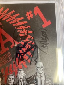 Avengers Arena (2013) # 1 (CGC 9.8 SS) Signed & Sketch Dave Johnson | 1st App