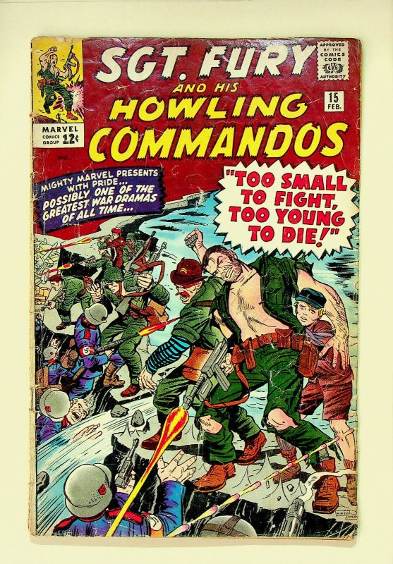 Sgt. Fury and his Howling Commandos #15 (Feb 1965, Marvel) - Good-