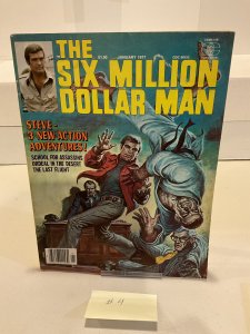 Six Million Dollar Man Magazine #4  January 1977  F