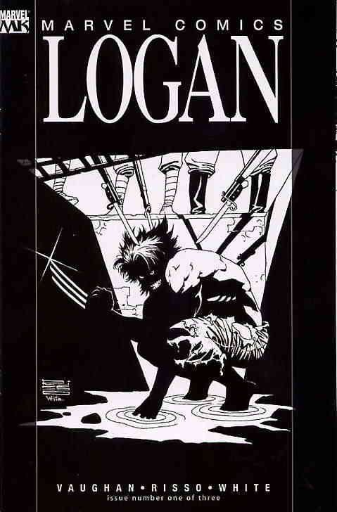 Logan #1A VF ; Marvel | Brian K. Vaughan Wolverine B&W