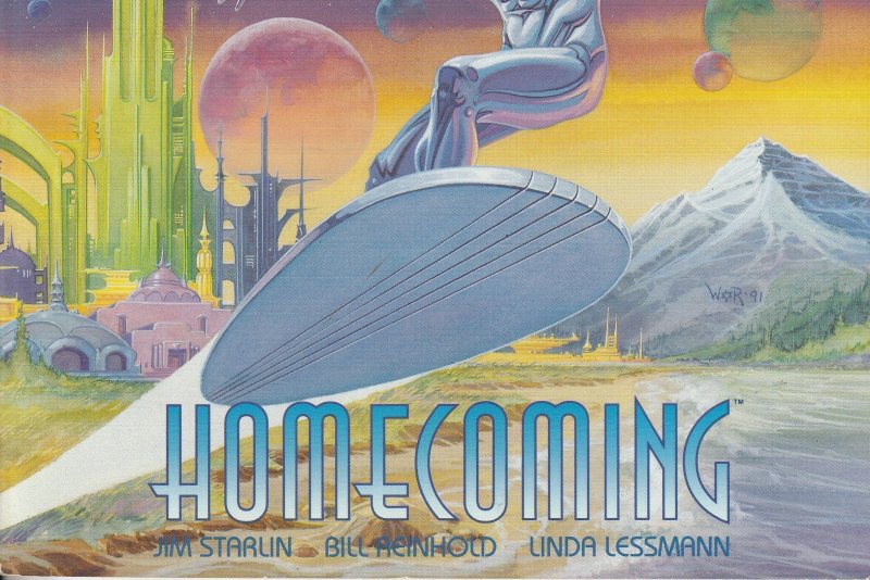 The Silver Surfer: Homecoming (1991)  Thanos creator Jim Starlin story !