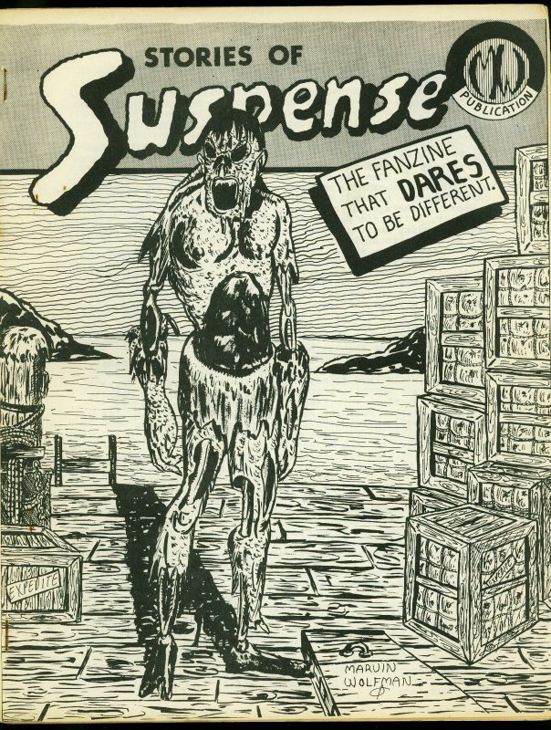 Stories of Suspense #3 1966- Marv Wolfman Horror Fanzine- Rare FN