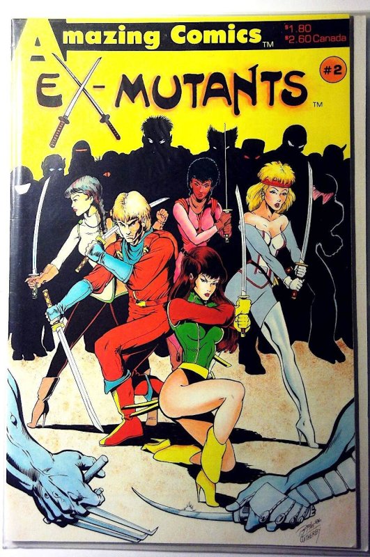 Ex-Mutants #2 (1987) Eternity Comics 1st Print Comic Book