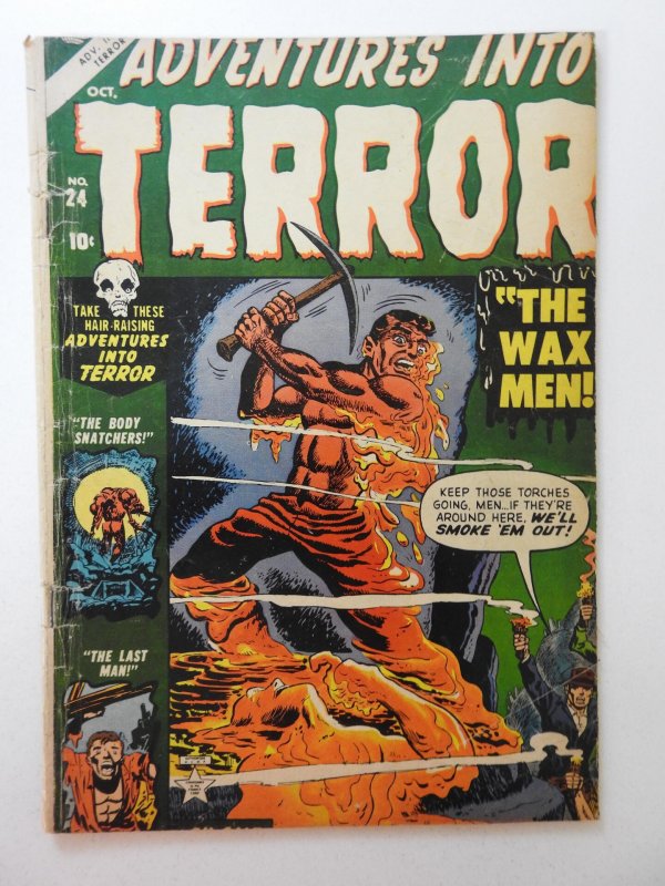 Adventure Into Terror #24 TRIMMED Poor Condition! Readable! Pre-Code Horror!!